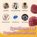 90 Count Magnesium Glycinate Gummies w/Ashwagandha Supplement - Sugar Free Zinc Magnesium Glycinate Supplement Ashwagandha Gummies for Adults