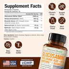 Joint Support Supplement with Glucosamine Sulfate, Hyaluronic Acid, Boswellia & MSM – Supports Joint Health, Mobility & Bone Strength – for Daily Use – FSA Eligible 2 Pack