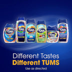 TUMS Chewy Bites Chewable Antacid Tablets with Gas Relief, Lemon & Strawberry - 28 Count