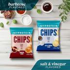 Myprotein Crunchy Protein Chips Barbecue (6 x 37g Packs), 14g High Protein Snacks, Ready-to-Eat Chips, 120 Calories Per Serving, Post Workout Crisps Treat