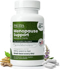 PAUZIA Menopause Supplements for Women 40+ | Natural Menopause Relief with Black Cohosh, Ashwagandha, Vitex | Hot Flash & Mood Support | Hormone-Free | Made in USA (60 Vegan Capsules)