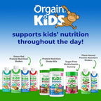 Orgain Organic Kids Nutritional Protein Shake, Fruity Cereal - Kids Snacks with 8g Dairy Protein, 22 Vitamins & Minerals, Fruits & Vegetables, Gluten Free, Soy Free, Non-GMO, 8.25 Fl Oz (Pack of 12)