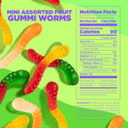 Albanese Candy, Mini Assorted Fruit Gummi Worms, 5-pound Bag