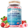 Calcium Citrate Vitamin D3 1000IU Gummies for Women & Men, Sugar Free Bone Health Complex with Calcium, Magnesium, Zinc Potassium & B6, High Absorption, Teeth, Leg Cramp & Nerve Health, Vegan, 60Cts