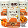 BIENA Chickpea Snacks - Crunchy Roasted Chickpeas - High Fiber Vegan Protein Snacks for Adults and Kids - 4-Pack, 5 Ounce - Habanero