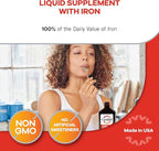 Geritol Liquid Vitamin and Iron Supplement, Energy Support, Contains High Potency B-Vitamins and Iron, Pleasant Tasting, Easy to Swallow, No Artificial Sweeteners, Non-GMO, 12 Oz, 3 Pack