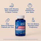 Mommy's Bliss Prenatal Multivitamin Probiotic for Women w/Folic Acid, Supports Baby Development & Digestion w/Zinc, Vitamin B6 & B12, Ginger & Choline, Vegan & Gluten Free (45 Servings) (Pack of 2)