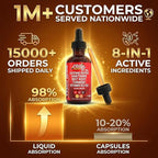 Clean Nutra Cayenne Pepper Drops Supplement Liquid + Hawthorn Berry, Vitamin D3 K2 Beet Root Powder, Ceylon Cinnamon, Turmeric Curcumin, Organic Panax Ginseng, Berberine Extract Organic (2)