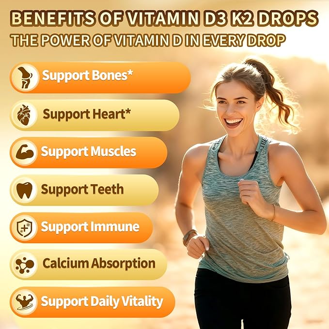VivoNu Vitamin D3 K2 10000 IU with MK7-300 Virgin Coconut Oil Softgels, 2 in 1 Vitamins D & K Complex | Vitamina D3 con K2 ((3 Bottle))