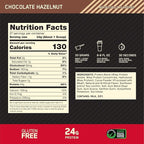 Optimum Nutrition Gold Standard 100% Whey Protein Powder, Chocolate Hazelnut, 2 Pound (Packaging May Vary)