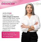 AgelessLX Powder Supplement for Women - with HMB Collagen Enhancer Plus Vitamin D3 with K2, Horsetail and Biotin for Lean Muscle and Stronger Hair and Nails - 30 Powder Packets Strawberry Lemonade