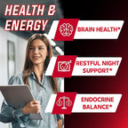 9in1 Cortisol Shield - Magnesium Glycinate & Ashwagandha with Rhodiola, Phosphatidylserine, Passion Flower, L-Theanine, Apigenin, Licorice, Magnolia - Rest Well & Mood Balance - 60 Count