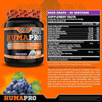 HumaPro Essential Amino Acid Formula | EAA Protein Supplement | Supports Muscle Recovery & Performance | Vegan, Gluten Free | | 90 Servings (Sour Grape)
