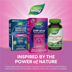 Nature's Way DIM-Plus, DIM Supplement, Supports Balanced Estrogen Metabolism*, Supports Estrogen Hormone Balance*, Diindolylmethane, 60 Vegan Capsules