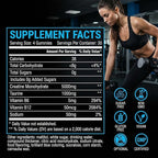 Creatine for Men, 5000MG Creatine Monohydrate Gummies for Men, Workout Support, 5g per Serving, Taurine + Vitamins B6 & B12, Blueberry Flavor, 120 Gummies (30 Servings)