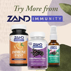 ZAND Elderberry Zinc Immunity Gummies with Vitamin C, Year-Round Immune Support for Children & Adults, 60 Count