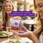 purple tree Post-Celebration Wellness Supplement | Liposomal Dihydromyricetin (DHM), L-Glutathione, Milk Thistle for Liver Support & Hydration | Electrolytes, B Vitamins, Willow Bark | 90 Pills