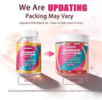 Methylated Multivitamin Gummies for Women | Women’s Multivitamin Gummies with Methylated Folate, Iron, Biotin & Inositol | Sugar Free Women’s Daily Vitamin for Energy, Immune, Hair & Skin | 120 Ct