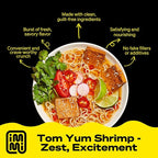 immi Tom Yum “Shrimp” Ramen – Bright, Zesty Flavor with More Protein – Vegan, High Protein Ramen Noodles – Low Carb, Zero Sugar – Healthy Keto-Friendly Ramen Bowl, 6-Pack