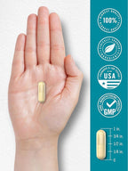 Carlyle Chicken Sternum Cartilage Collagen Capsules | Type II 3000mg | 120 Pills | Plus Hyaluronic Acid | Non-GMO, Gluten Free