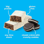 think! Protein Bars, High Protein Snacks, Gluten Free, Kosher Friendly, Cookies and Crème, Nutrition Bars, 2.1 Oz per Bar, 10 Count (Packaging May Vary)