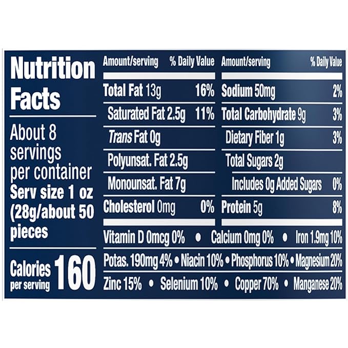 PLANTERS Lightly Salted Cashews, Cashew Halves & Pieces, Plant-Based Protein, 8 Oz Canister, Great Party Snack