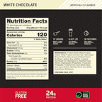 Optimum Nutrition Gold Standard 100% Whey Protein Powder, White Chocolate, 5 Pound (Packaging May Vary)