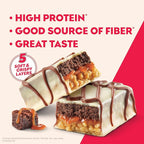 New Atkins High Protein Bars, Brownie Delight Flavor, 15g of Protein, 4g Net Carbs, 4 Count* (Pack of 3)