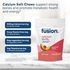 Bariatric Fusion Bariatric Calcium Supplement Chews | Calcium Citrate with Vitamin D3 Bariatric Vitamin | Sugar Free Chewable | 500mg | Variety Pack | 90 Count