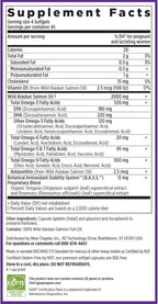 New Chapter Wholemega for Moms Fish Oil Supplement, Tiny Capsules, 2000mg per Serving, Prenatal DHA with Omega-3 + Vitamin D3 for Prenatal & Postnatal Support, 500mg Each - 180 Count