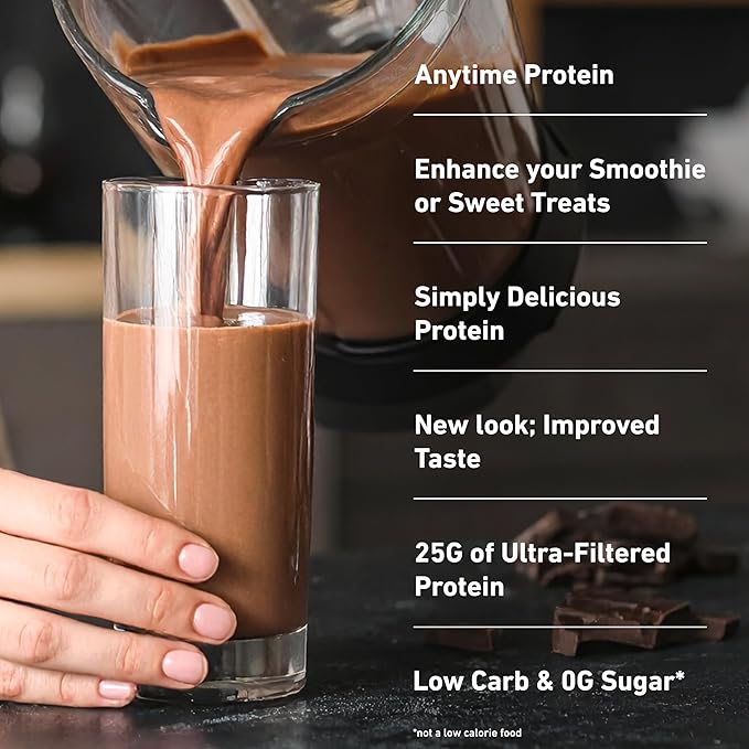 Isopure Low Carb 100% Pure Whey Isolate Protein Powder, Gluten Free, With Vitamins, Dutch Chocolate, 25g Protein Per Serving, 4.5 Lbs, 62 Servings (Packaging May Vary)