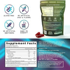 Fiber Extra Strength Gummies with Magnesium Citrate – Extra Strength Gut & Digestive Support – Mixed Berry Flavor – Daily Wellness Supplement – 60 Gummies (3)