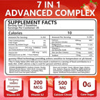 Vitamin D3 K2 Gummies,Sugar-Free,Vegan,Extra Strength,with Calcium Magnesium Zinc,for Immune Support,Bone Teeth Heart Health,for Adults,Non-GMO Gluten Gelatin Free
