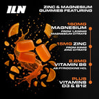 Iron Labs ZM6 Gummies for Men & Women - 2 Pack - Zinc Magnesium Gummies (200 Count, Orange Flavor, Vegan) - Magnesium Citrate and Zinc Citrate Supplements with Vitamin B6 and D3