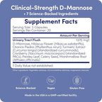 UT-Fem Solution - Fast-Acting Urinary Tract Flush for Women, Proactive UTI Support, Promotes Cleansing & Comfort, Clinical-Strength D-Mannose, Cranberry, and Natural Ingredients - 60 Vegan Capsules