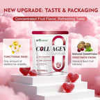 inGreens Collagen Peptides Gummies for Women - 5000mg Hydrolyzed Marine Collagen, Sugar Free with Type I,II,III & Biotin, 90 Count
