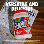 GHOST Whey Protein Powder, Trix Cereal Milk - 2LB, 25G of Protein - Whey Protein Isolate & Concentrate Blend - Post Workout Fitness & Nutrition Shakes, Smoothies & Baking - Soy & Gluten-Free
