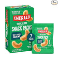 Emerald Nuts, 100 Calorie Packs, 7 Count, Salt & Pepper Cashews, 4.34 Oz