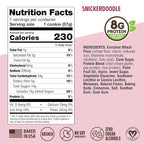 Lenny & Larry's Complete Protein Cookie, [Snickerdoodle], Chewy Soft Baked, 8g Plant Protein, Vegan, Non-GMO, High Fiber, 2 Ounce Cookie (Pack of 12)