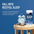 Natural Vitality Sleep Gummies, Magnesium Supplement with Melatonin and L-Theanine, Vegan, Gluten Free, Helps The Body Ease Into Sleep, Blueberry Pomegranate 120 Count (Pack of 2)