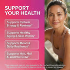 NAD+ Resveratrol Supplement for Women NAD Turmeric Vitamin C Acai Pomegranate Collagen Peptides Nicotinamide Riboside Fisetin Vitamin E Polygonum Multiflorum Berberine 90 Capsules by Clean Nutra
