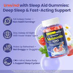 EnvyCure Melatonin Gummies 10mg 20mg with Magnesium for Adults | Drug Free | Sugar Free | L-Theanine, Ashwagandha, B6, B12, Lemon Balm & Chamomile, Supports Deep Relaxation, Sleep Aid, 120 Cts