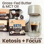 Rapidfire French Vanilla Ketogenic High Performance Keto Coffee Pods, Supports Energy & Metabolism, Weight Management, Single Serve K Cup, Brown, 16 Count