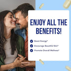 CoQ10 400mg Capsules | Vegan Friendly Coenzyme Q10 400mg per Serving from Easy Absorption Ubiquinone Supplement for Skin Heart and Energy Support | Made in the USA in cGMP Facilities (100 Servings)