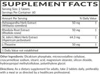 Futurebiotics Chill Pill + Ashwagandha, Rhodiola, St. John’s Wort, & L-Theanine - Non-GMO, 120 Vegetarian Tablets