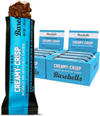 Barebells Protein Snacks Bars Creamy Crisp - 12 Count, 1.9oz Bars 55g of High Protein - Chocolate Protein Bar with 1g of Total Sugars - Perfect on The Go Protein Snack & Breakfast Bars, 2 pack