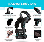 Z ONE Z1 K6 Hinged Unloader Metal Knee Brace for Men and Women - Knee Support for ACL, MCL, LCL, PCL, Sport Injuries, Mild Osteoarthritis, Meniscus Tears - Ideal for Running & Daily Activities (S1)