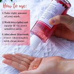 Feminine Wash with Cleaning Factor- Clean, pH Balance for Women, Rose Yoni Wash, 6.7 fl.oz Intimate Cleanser