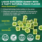 Digestive Enzymes Gummies for Women & Men, Multi-Enzymes with 90Billion CFU Probiotics and Prebiotics & Postbiotic, Vegetable & Fruit Fiber Blend, Super Enzymes for Digestive & Gut Health,Immune,60Cts