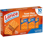 Lance ToastChee Peanut Butter, 10 Count 1.52 Oz